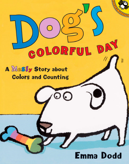 Dog’s Colorful Day