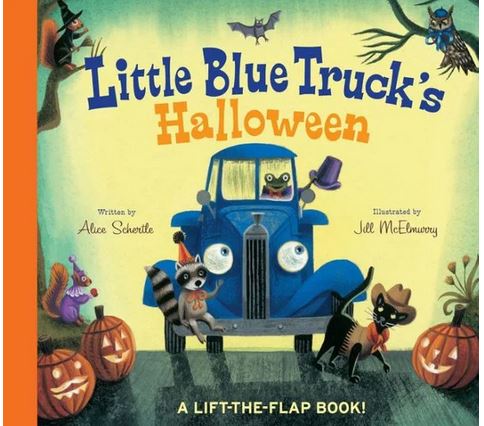 little blue truck's halloween by alice schertle